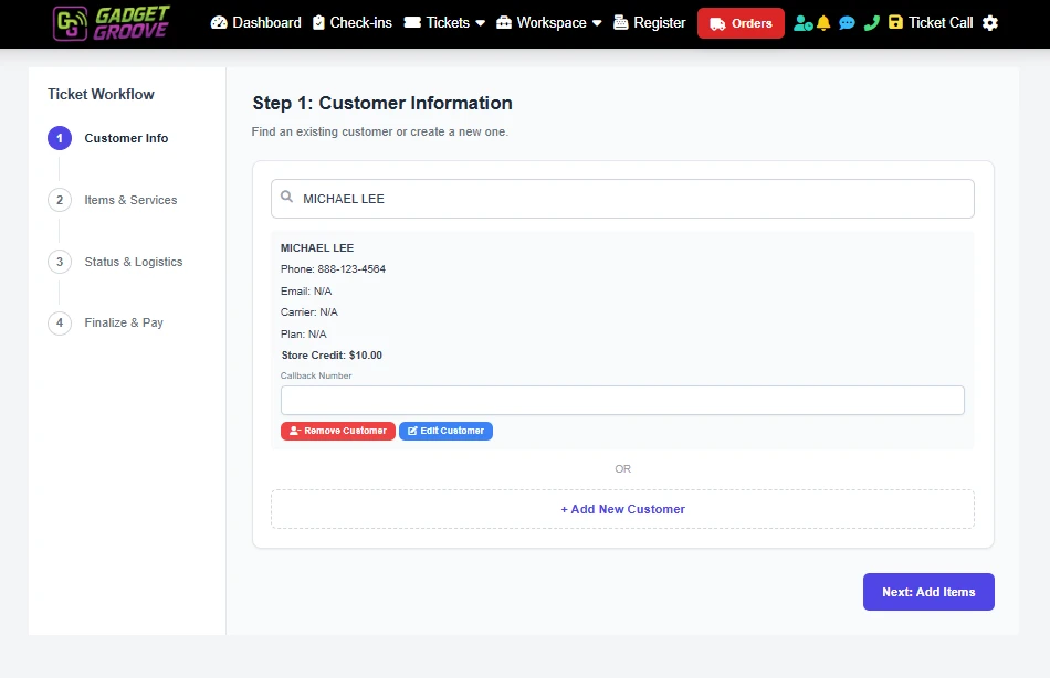 Live Sales UI